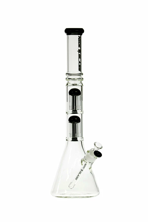 The Smokesman New Arrivals Nice Glass 19" Double 6-Arm Tree Beaker Bong 2 The Smokesman New Arrivals Nice Glass 19" Double 6-Arm Tree Beaker Bong