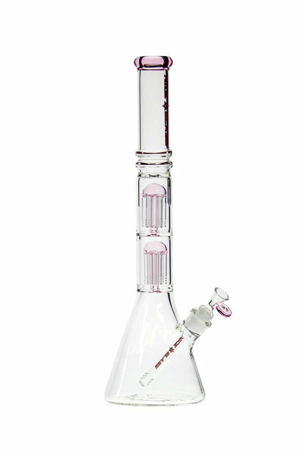 The Smokesman New Arrivals Nice Glass 19" Double 6-Arm Tree Beaker Bong 1 The Smokesman New Arrivals Nice Glass 19" Double 6-Arm Tree Beaker Bong