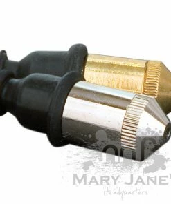 West Coast Gifts Brass/Nickel & Rubber Sneak-a-Toke Pipe Pipes