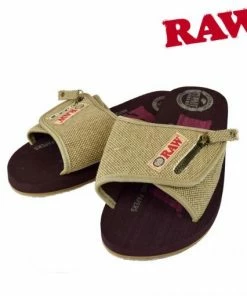 HBI Raw Ladies Khaki Slide Sandals