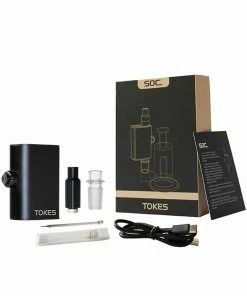 BOB Headquarters SOC Tokes - Dual Use Wax Vaporizer With 14mm Male Adapter