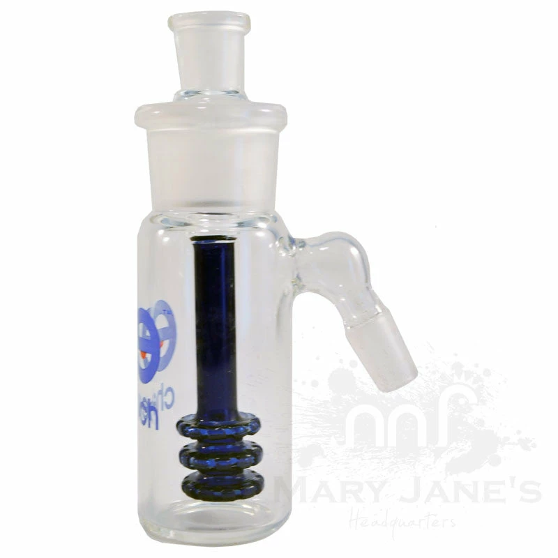 Cheech Glass 45° Triple Showerhead Ash Catcher W/ Removable Top 1 Cheech Glass 45° Triple Showerhead Ash Catcher W/ Removable Top