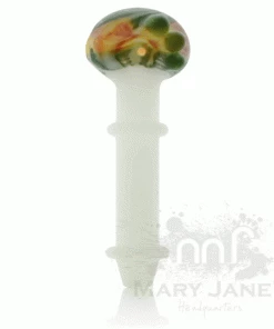 West Coast Gifts Red Eye Glass 4" Long Commodore Handpipe