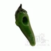 BOB Headquarters Green Jelapeno Chili By Chameleon Glass Pipes