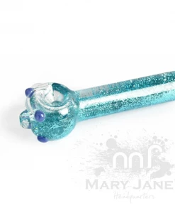 West Coast Gifts LIT Glass Sparkle Liquid Hand Pipe