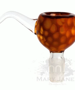 West Coast Gifts Red Eye Glass 14mm Glass-on-Glass Honeycomb Bong Bowl