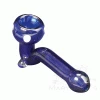 West Coast Gifts Red Eye Glass 3.5" Couch Lock Solid Color Sherlock Pipe