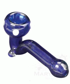 West Coast Gifts Red Eye Glass 3.5" Couch Lock Solid Color Sherlock Pipe