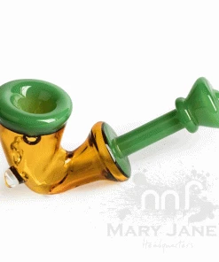 West Coast Gifts Red Eye Glass 4.5" Long Calabash Handpipe