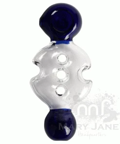 West Coast Gifts Red Eye Glass 4.5" Swiss Disc Hand Pipe