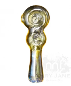 West Coast Gifts Red Eye Glass 4.5" Long Twice Baked Hand Pipe