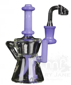 West Coast Gifts Red Eye Glass 6.5" Tall Knight Recycler Dab Rig