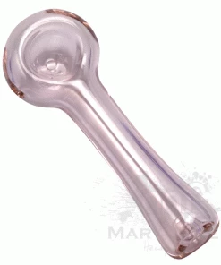 West Coast Gifts Red Eye Glass 4.5" Long Solid Colour Spoon Hand Pipe