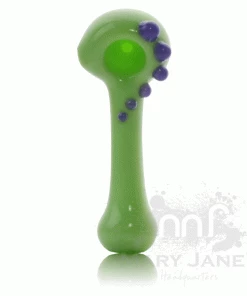 West Coast Gifts Red Eye Glass 4" Commodore Hand Pipe W/ Build-In Screen