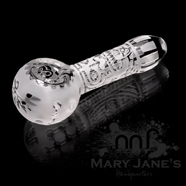 Milkyway Glass Mayan Face Pipe 1 Milkyway Glass Mayan Face Pipe