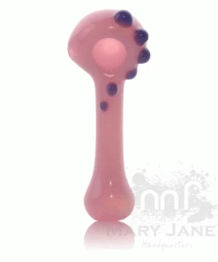 West Coast Gifts Red Eye Glass 4" Commodore Hand Pipe W/ Build-In Screen 6 West Coast Gifts Red Eye Glass 4