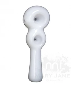 West Coast Gifts Red Eye Glass 4.5" Long Twice Baked Hand Pipe