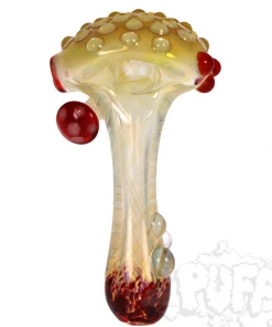 Puff Pipes Eckardt Glass Silver Fumed Twisted Spoon With Dots 3 Puff Pipes Eckardt Glass Silver Fumed Twisted Spoon With Dots