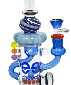 Cheech Glass 10" Tall Dichro Recycler Dab Rigs
