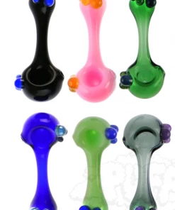 Puff Wolf Color Pipe With Color Grip Dots Ll Assorted Colors Pipes