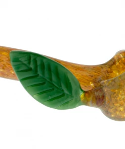 Puff Laughlan Glass Frit Glass Leaf Pipes