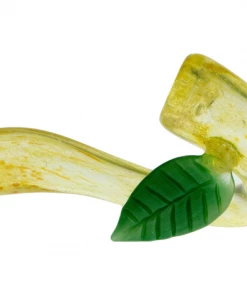 Puff Laughlan Glass Frit Glass Leaf Pipes