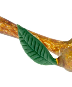 Puff Laughlan Glass Frit Glass Leaf Pipes