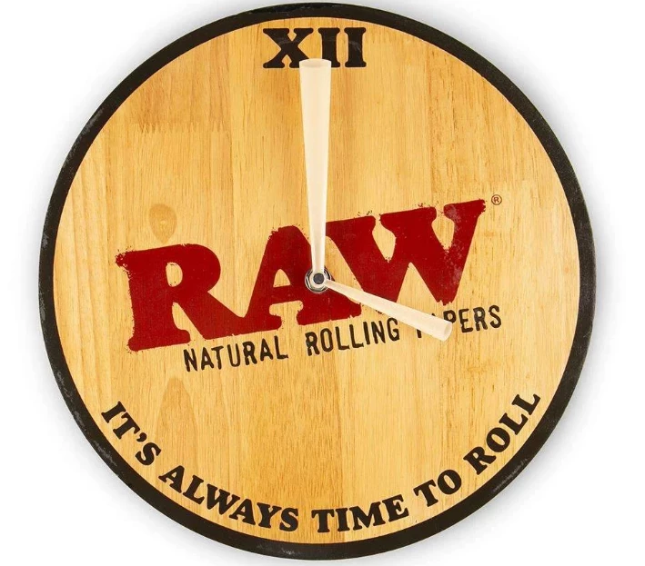 HBI Giftware Raw Wooden Clock 1 HBI Giftware Raw Wooden Clock