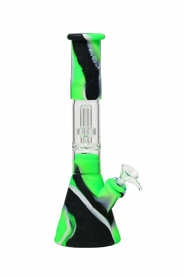 The Smokesman Nice Glass 5 Pcs Silicone Beaker Bongs 1 The Smokesman Nice Glass 5 Pcs Silicone Beaker Bongs