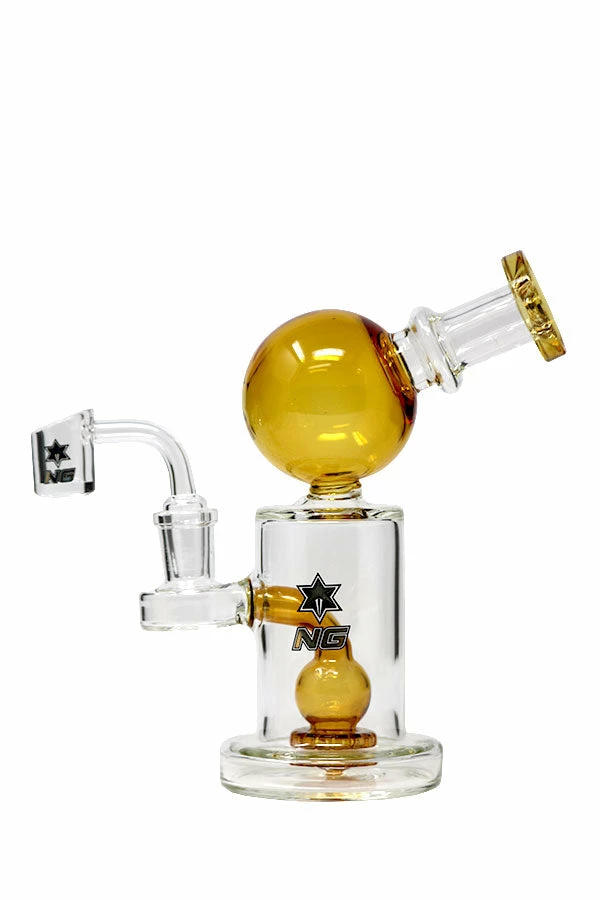 The Smokesman Nice Glass 6.5 Inch Showerhead Orb Dab Rig 4 The Smokesman Nice Glass 6.5 Inch Showerhead Orb Dab Rig
