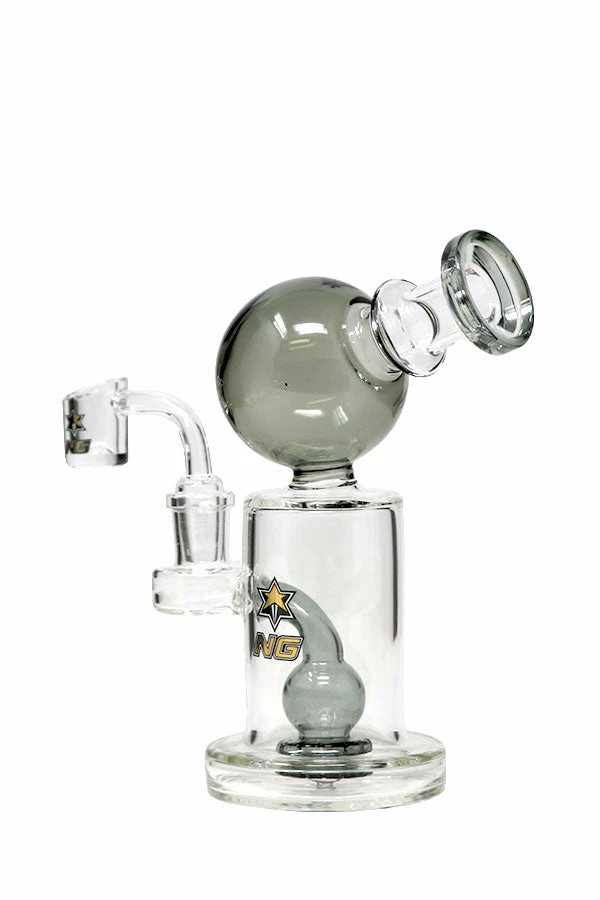 The Smokesman Nice Glass 6.5 Inch Showerhead Orb Dab Rig 1 The Smokesman Nice Glass 6.5 Inch Showerhead Orb Dab Rig