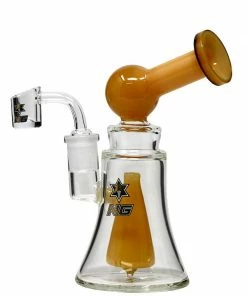 The Smokesman Nice Glass 6.5 Inch Cone Perc Orb Dab Rig New Arrivals