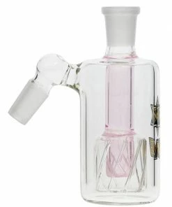 The Smokesman Nice Glass Gridded Drum Perc Ashcatcher - 14mm 6 The Smokesman Nice Glass Gridded Drum Perc Ashcatcher - 14mm