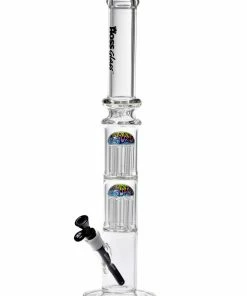 Hoss Glass 22" Straight Tube Bong With Double 8 Arm Reversal Percolator 7 Hoss Glass 22