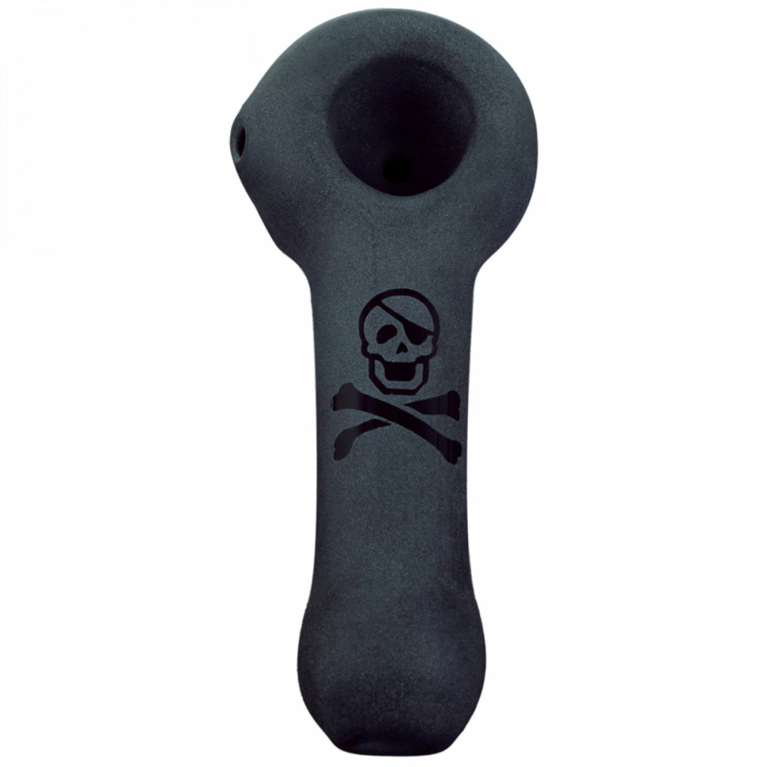West Coast Gifts Red Eye Glass 4" Skull-n-Crossbone Pipe 1 West Coast Gifts Red Eye Glass 4" Skull-n-Crossbone Pipe