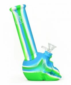 West Coast Gifts LIT Silicone 8.75" Tall Skull Base Bong W/ Glass Pull Out 6 West Coast Gifts LIT Silicone 8.75