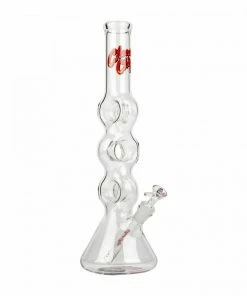 West Coast Gifts Cheech & Chong Glass 16" Tall Moe Money Tube Triple Donut Bongs