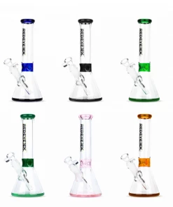 West Coast Gifts Red Eye Tek 10" Accent Beaker Bong