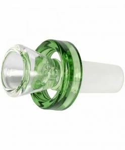 West Coast Gifts Red Eye Glass On Glass Solid Colour Puck Pull Out Bong Bowl