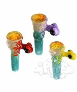 Puff Intent Glass 14mm Octopus Bowls