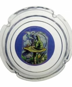 BOB Headquarters 4" Round Glass Ashtrays