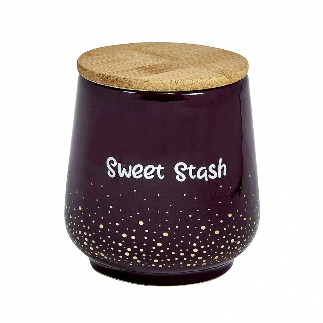 West Coast Gifts Sweet Stash Purple W/ Gold Ceramic Canister 1 West Coast Gifts Sweet Stash Purple W/ Gold Ceramic Canister