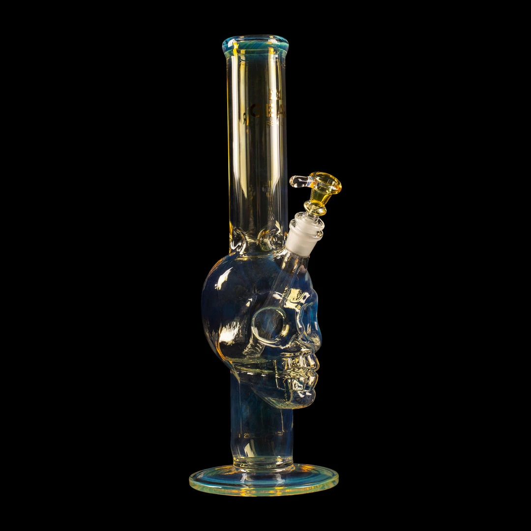 West Coast Gifts Gear Premium 15" Tall Skull Straight Tube Bong 1 West Coast Gifts Gear Premium 15" Tall Skull Straight Tube Bong