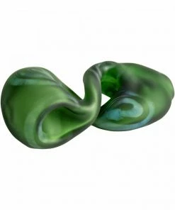 West Coast Gifts Red Eye Glass Frosted Bukowski Pretzel Pipe