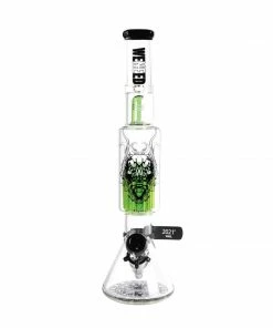 JJ Trading New Arrivals 18″ Tall Beasts Of East Tree Perc Beaker Bongs By WENEED