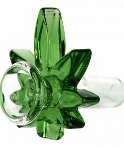 West Coast Gifts Red Eye Glass 14mm Big Leaf Pull-Out Bong Bowl