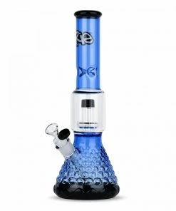 West Coast Gifts IRie 13.5" Dual Chamber Beaker Irie Glass