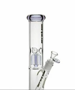 The Smokesman Nice Glass 11" 4-Arm Mini Percolator Straight Tube Bong