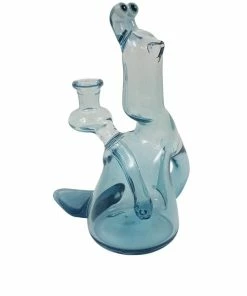 Puff Rigs Browski 4" Blue Sluggcycler Dab Rig