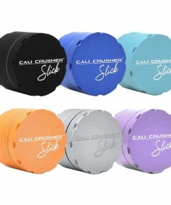 BOB Headquarters Cali Crusher OG Slick Series - 2.5" 4 Piece Non-Stick Pollinator Grinders